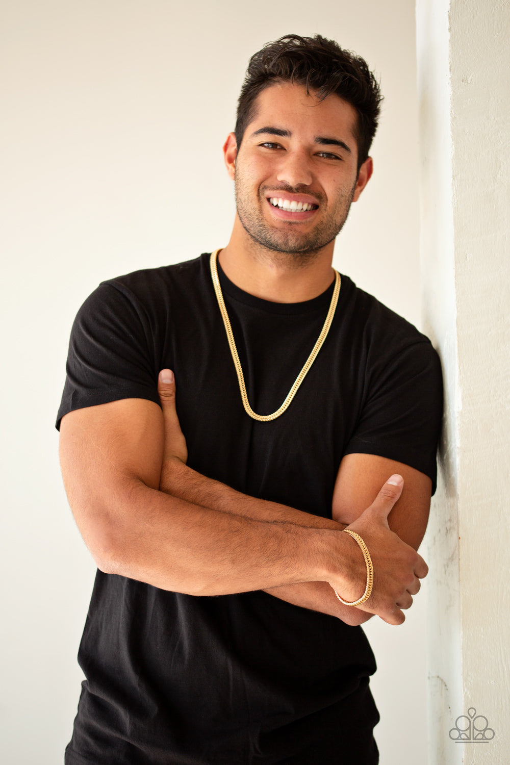 One-Two Knockout - Gold Urban Bracelet