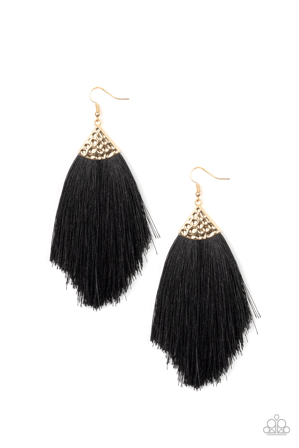 Paparazzi Tassel Tempo - Gold Earrings 