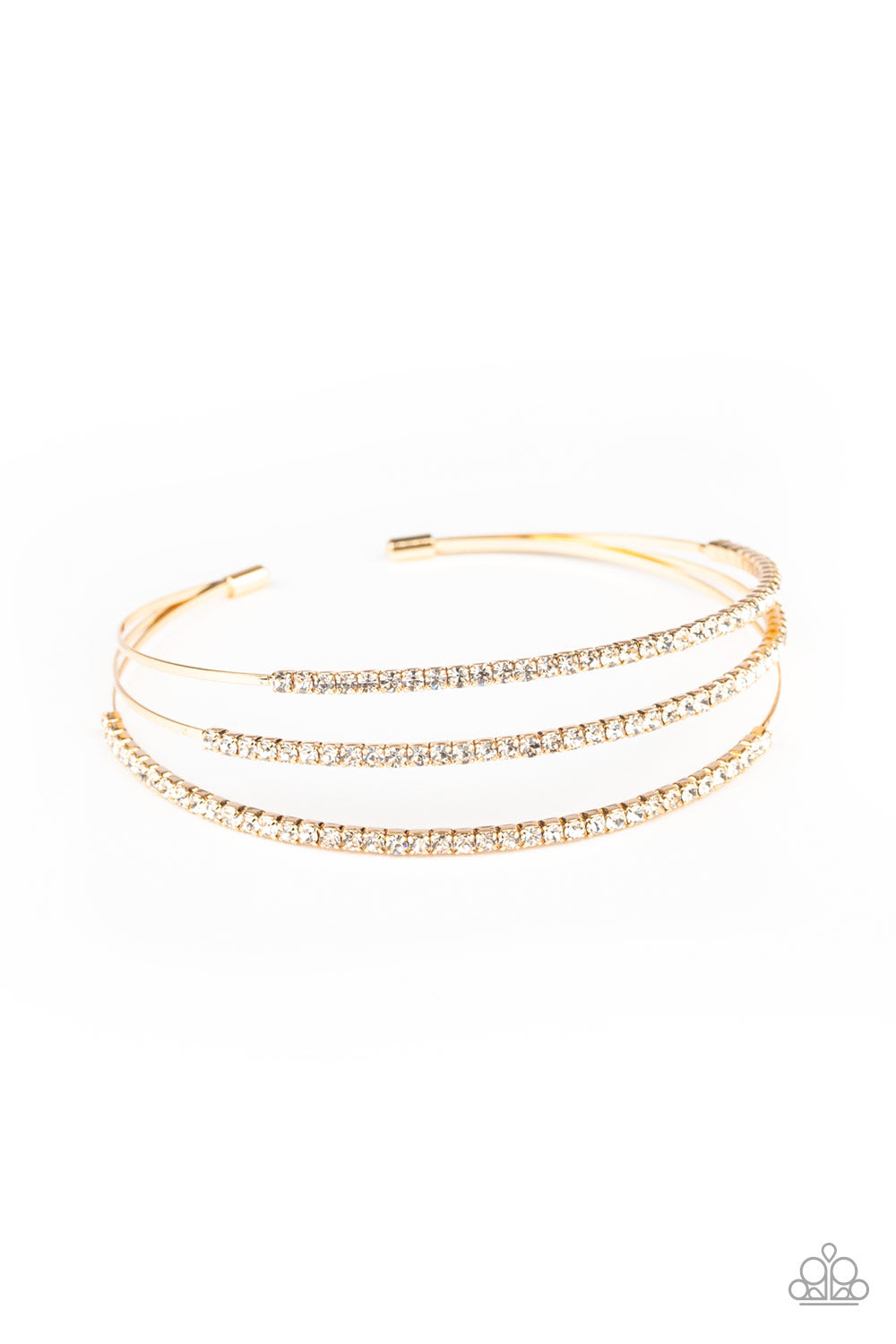 Iridescently Infatuated - Gold Bracelet 