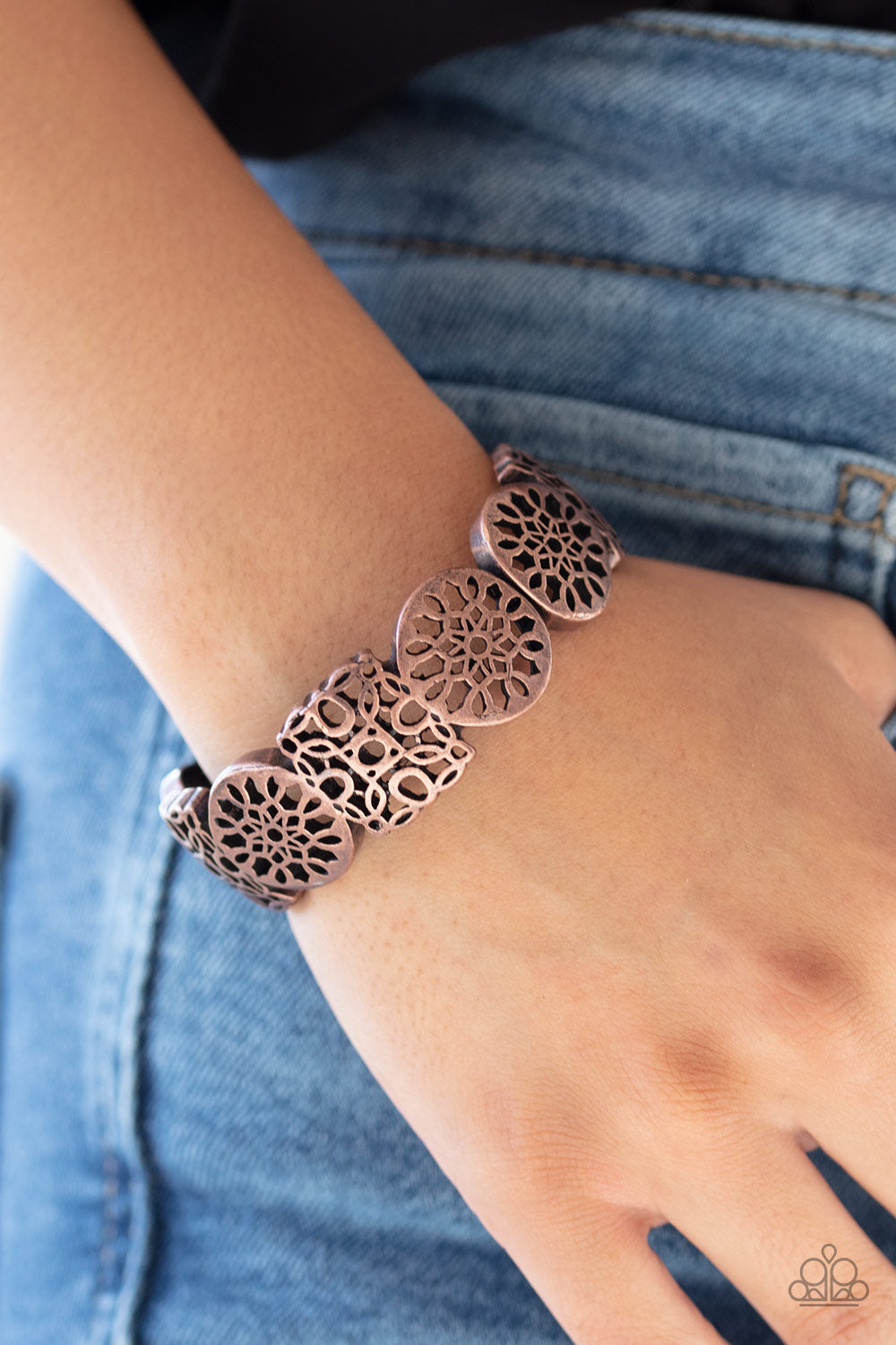 Paparazzi Mandala Mixer - Copper Bracelet 