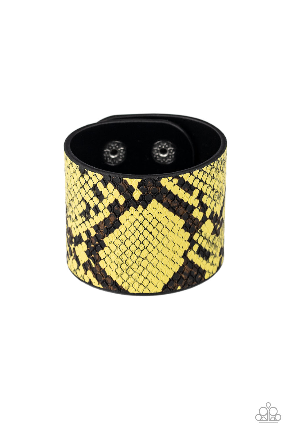 Paparazzi The Rest Is HISS-tory - Yellow Urban Bracelet 