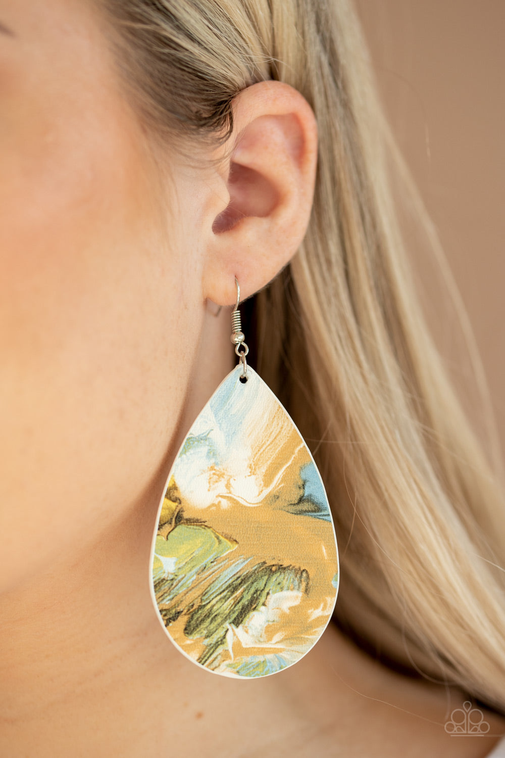 Mesmerizing Mosaic - Multi Earrings