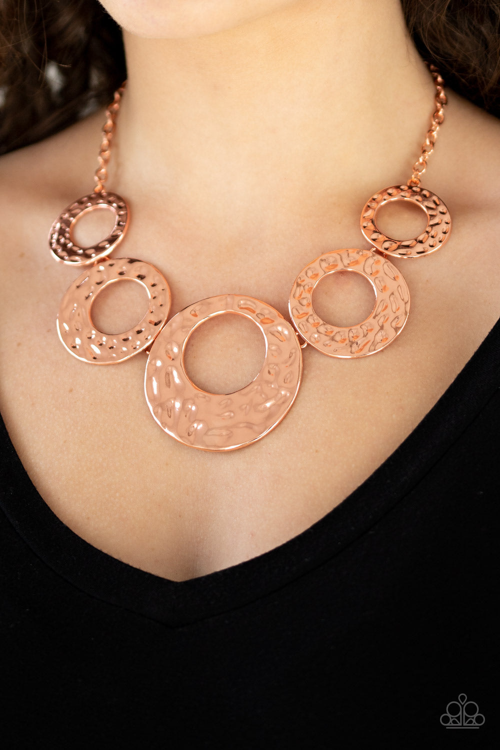 Paparazzi Mildly Metro - Copper Necklace 