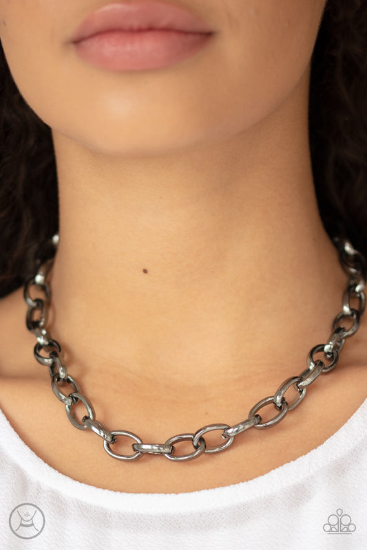 Paparazzi Urban Uplink - Black Necklace 