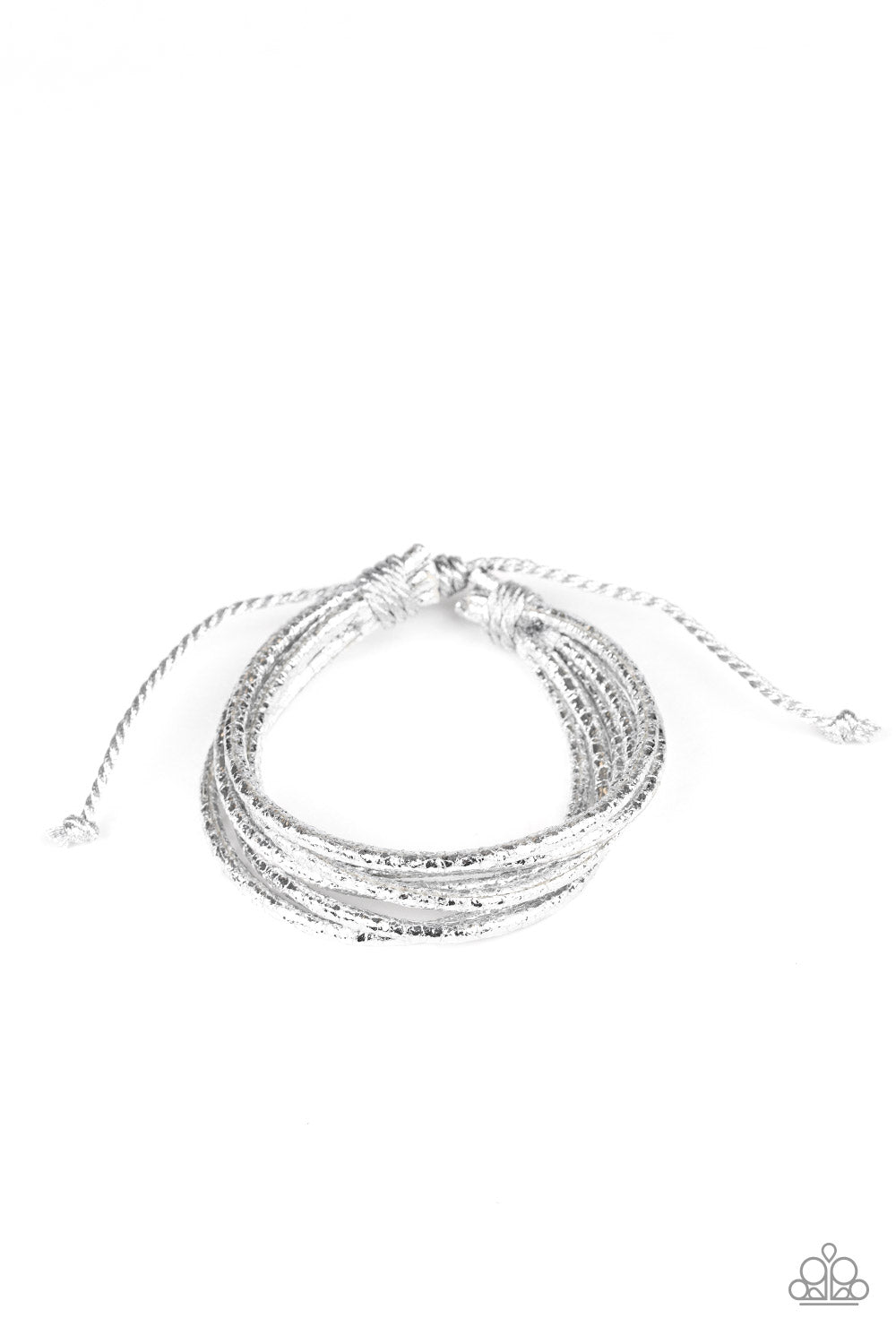 Glitter-tastic! - Silver Urban Bracelet