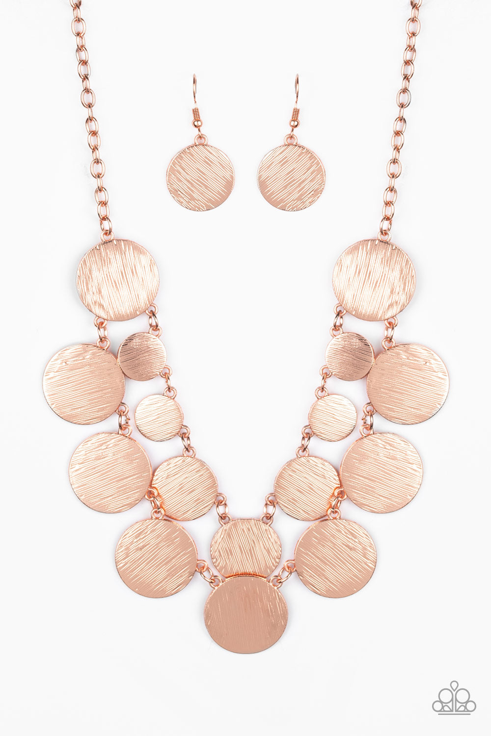 Paparazzi Stop and Reflect - Copper Necklace 