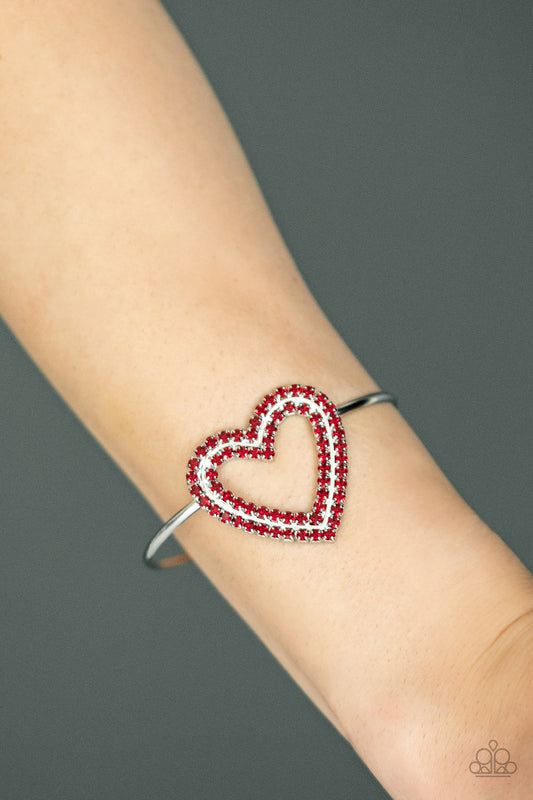 Paparazzi Heart Opener - Red Bracelet 