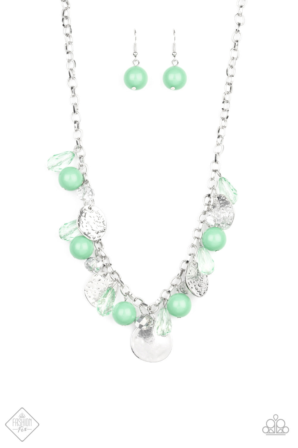 Prismatic Sheen - Green Necklace