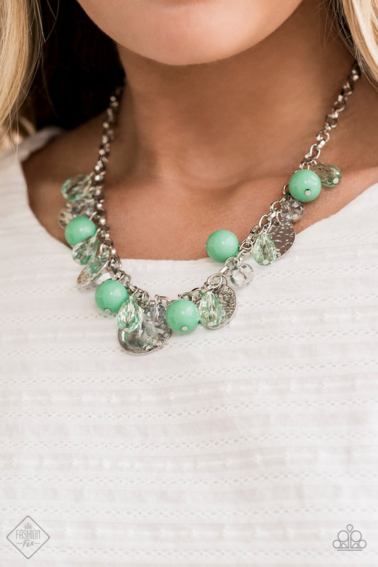 Prismatic Sheen - Green Necklace