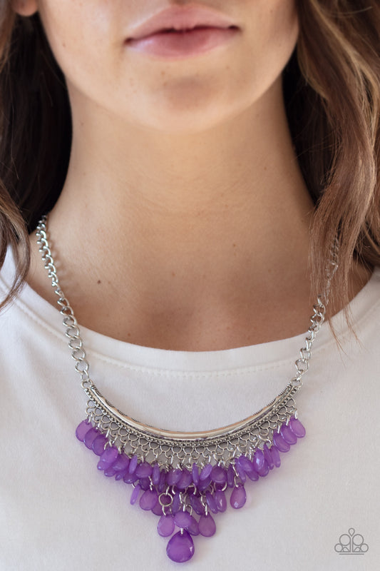 Rio Rainfall - Purple Necklace