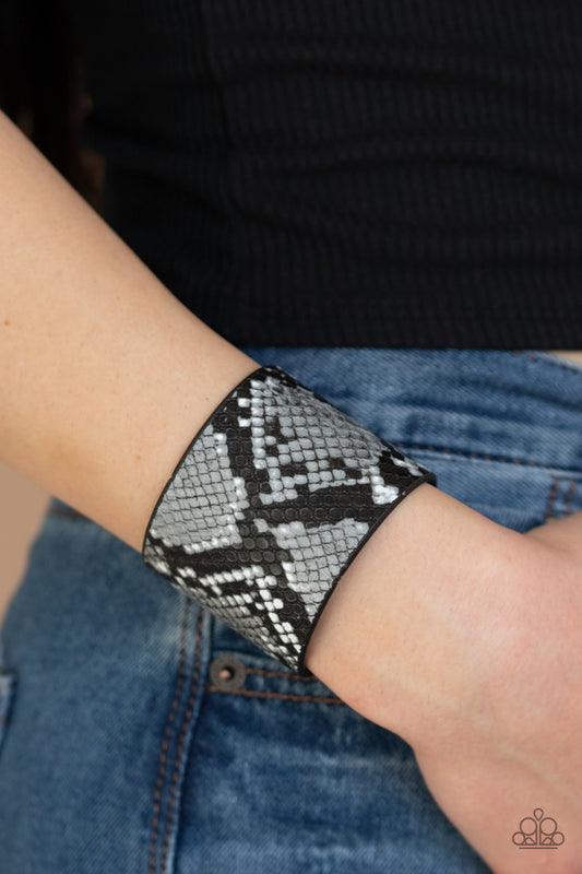 Paparazzi The Rest Is HISS-tory - Silver Urban Bracelet 