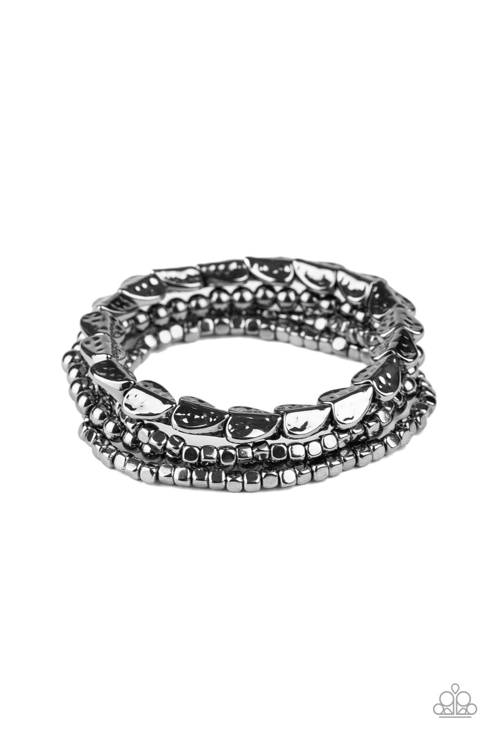 Paparazzi Ancient Heirloom - Black Bracelet 