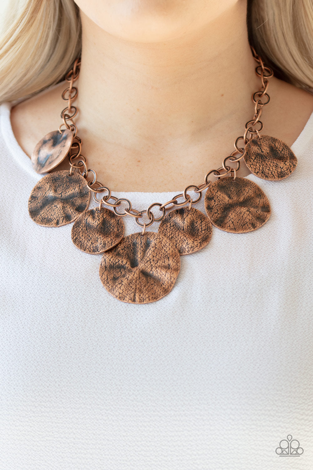 Paparazzi Barely Scratched The Surface - Copper Necklace 