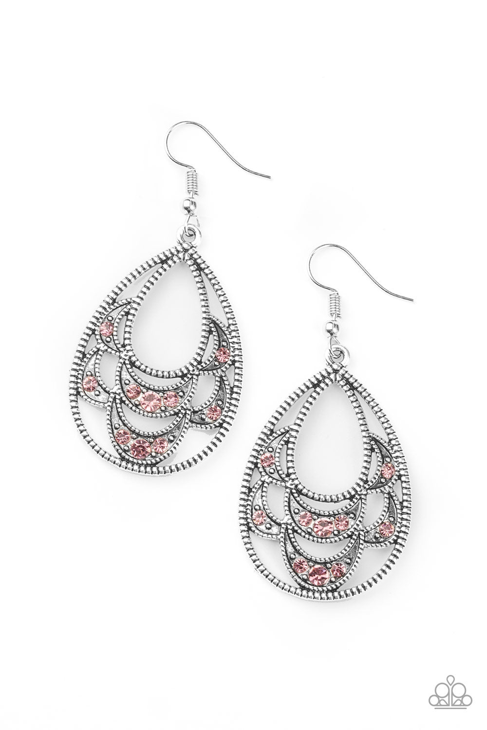 Malibu Macrame - Pink Earrings 