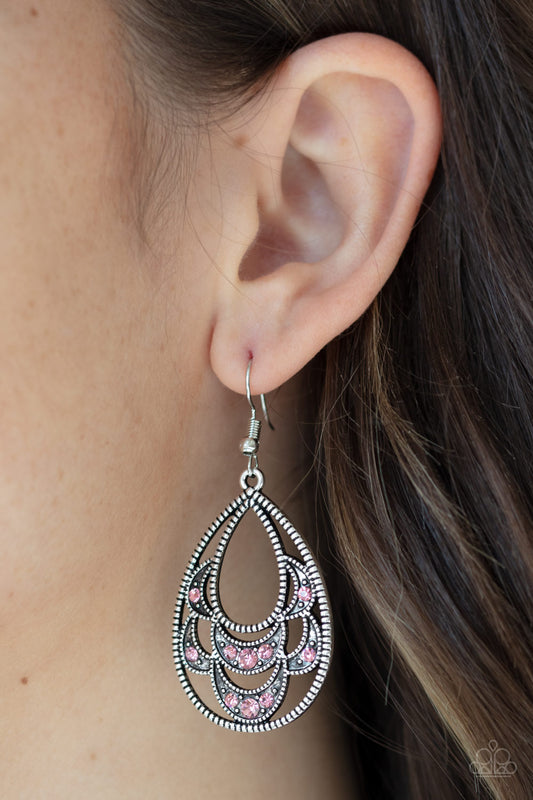 Malibu Macrame - Pink Earrings 