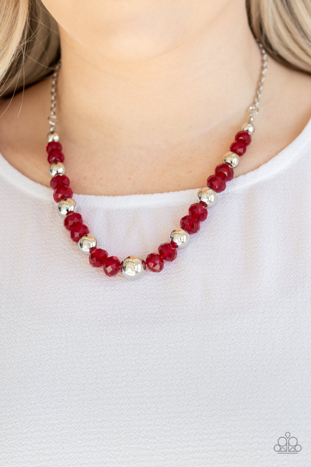 Paparazzi Jewel Jam - Red Necklace 