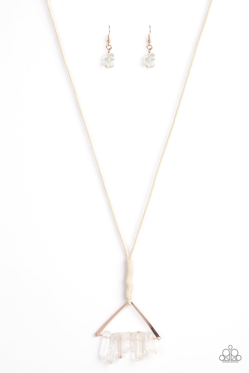 Paparazzi Raw Talent - Rose Gold Necklace 