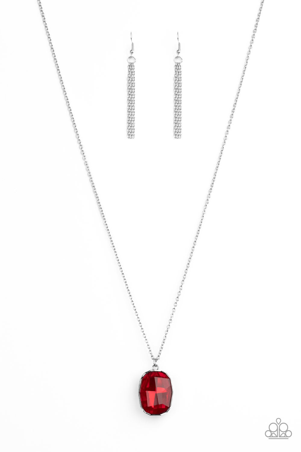 Paparazzi Imperfect Iridescence - Red Necklace 