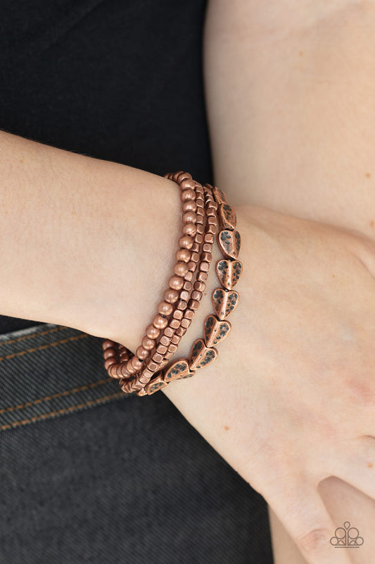 Paparazzi Ancient Heirloom - Copper Bracelet 
