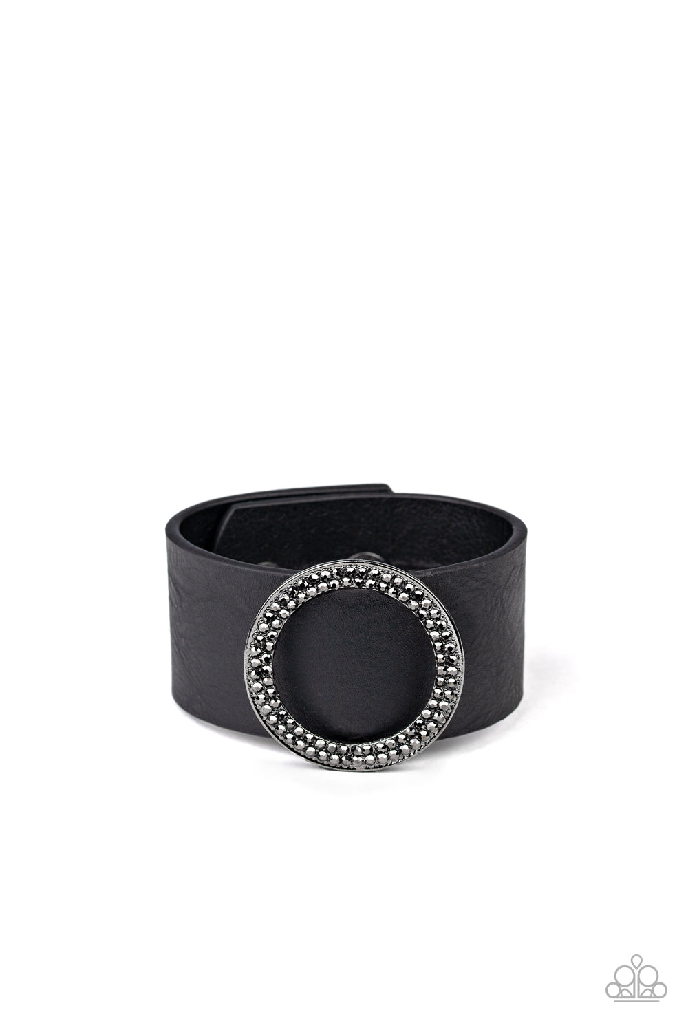 Paparazzi RING Them In - Black Urban Bracelet 