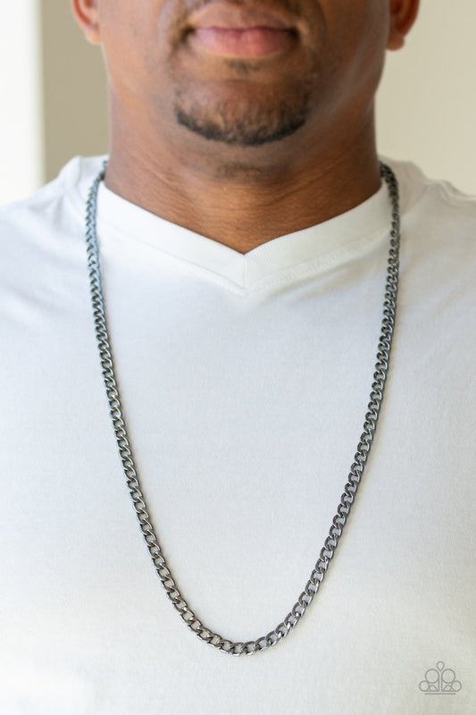 Paparazzi Delta - Black Urban Necklace