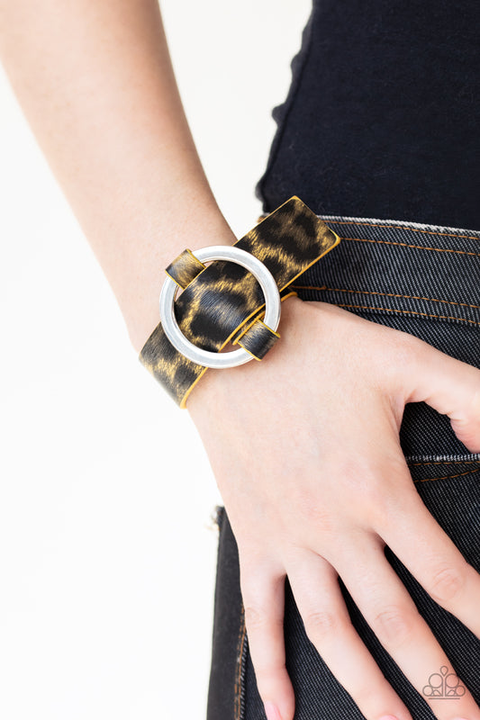 Paparazzi Jungle Cat Couture - Yellow Urban Bracelet 