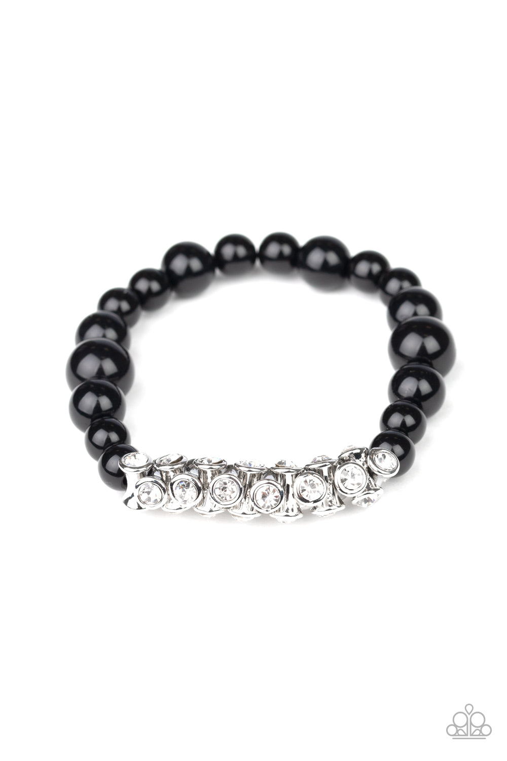 Paparazzi Traffic-Stopping Sparkle - Black Bracelet 