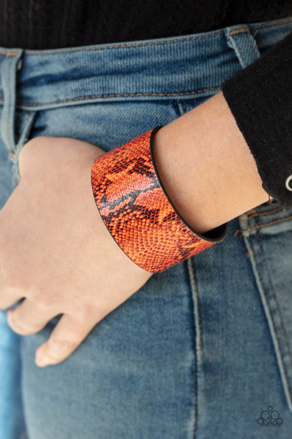 Paparazzi Its a Jungle Out There - Orange Urban Bracelet 