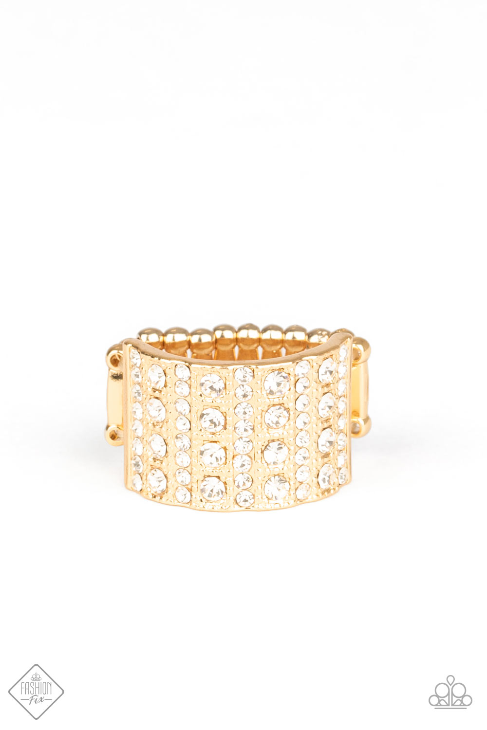 Paparazzi Diamond Drama - Gold Ring 