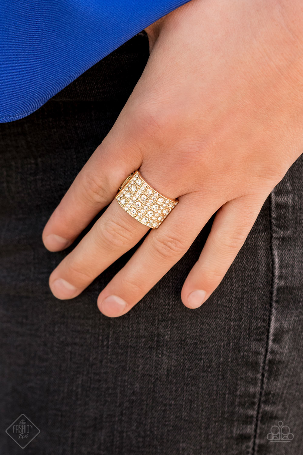 Paparazzi Diamond Drama - Gold Ring 