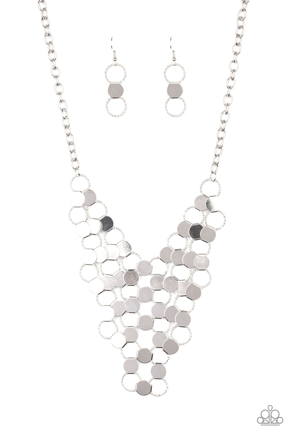 Paparazzi Net Result - Silver Necklace