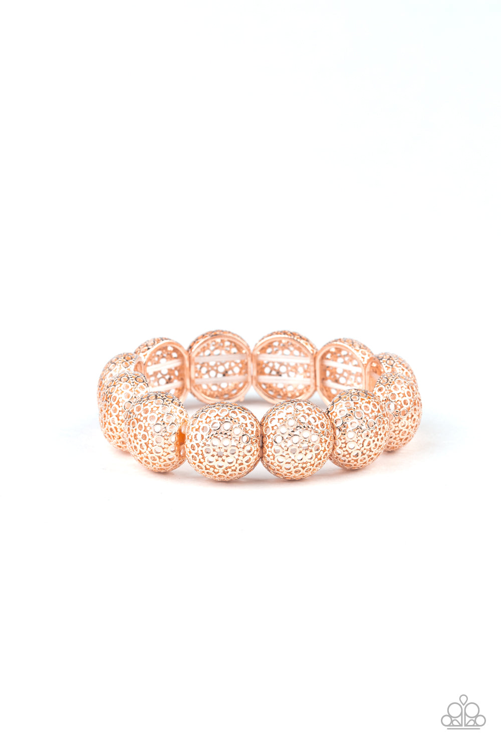 Paparazzi Obviously Ornate - Rose Gold Bracelet 