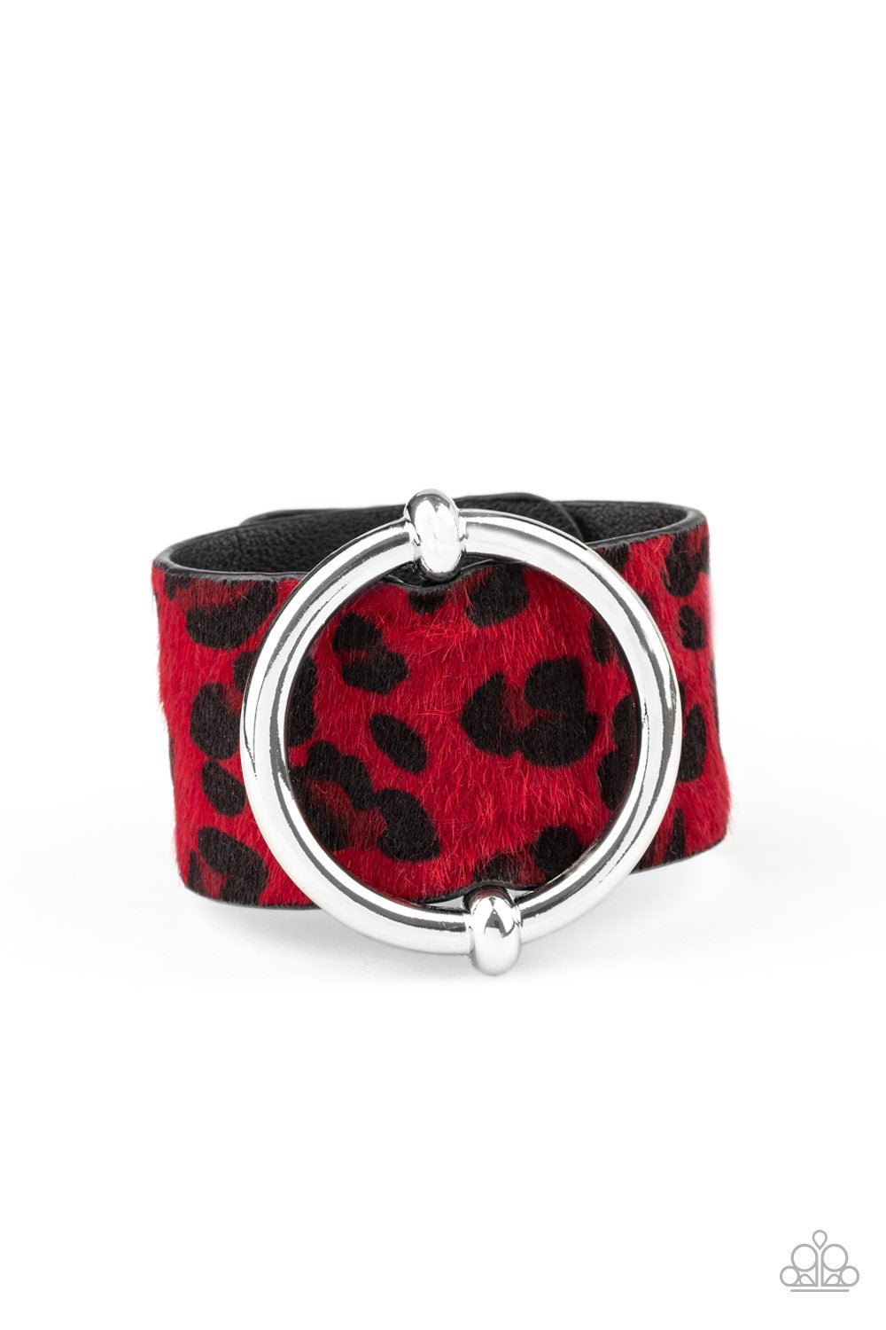 Paparazzi Asking FUR Trouble - Red Urban Bracelet 