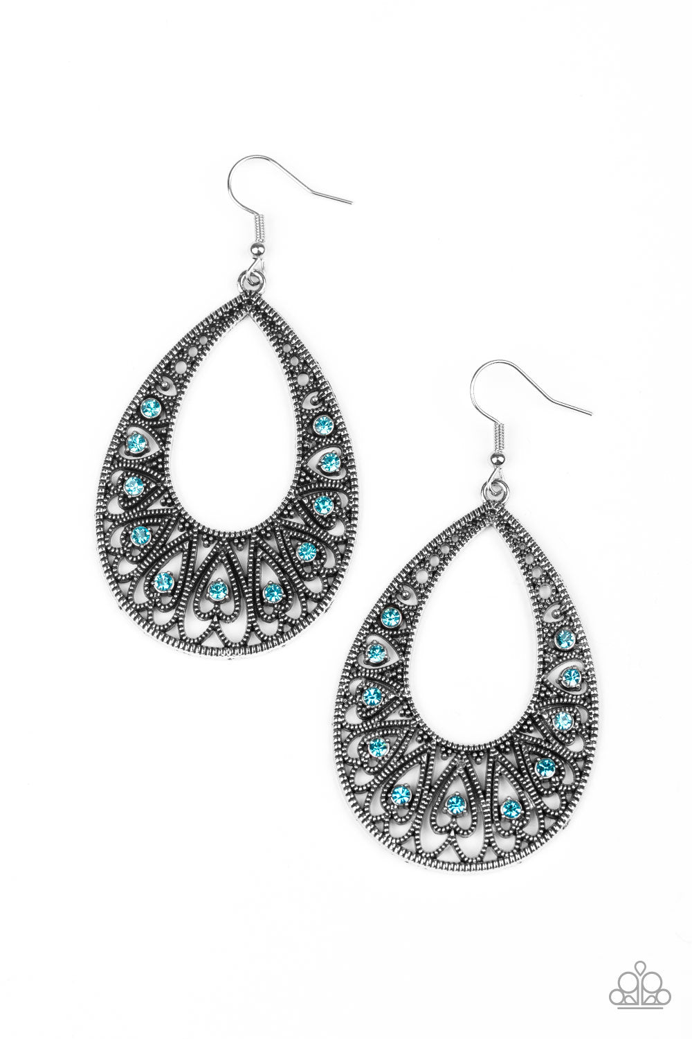 Paparazzi Love To Be Loved - Blue Earrings 