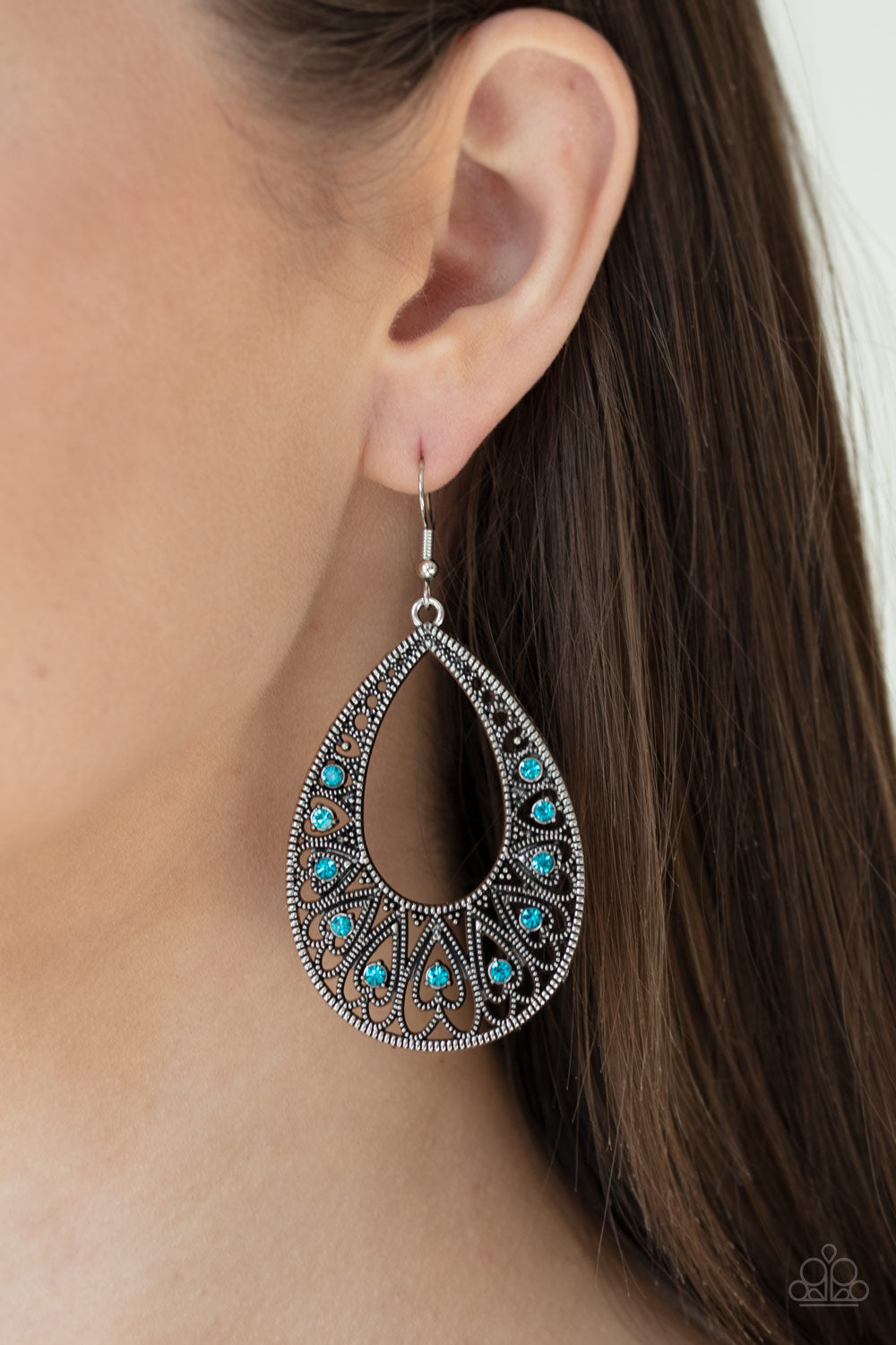 Paparazzi Love To Be Loved - Blue Earrings 