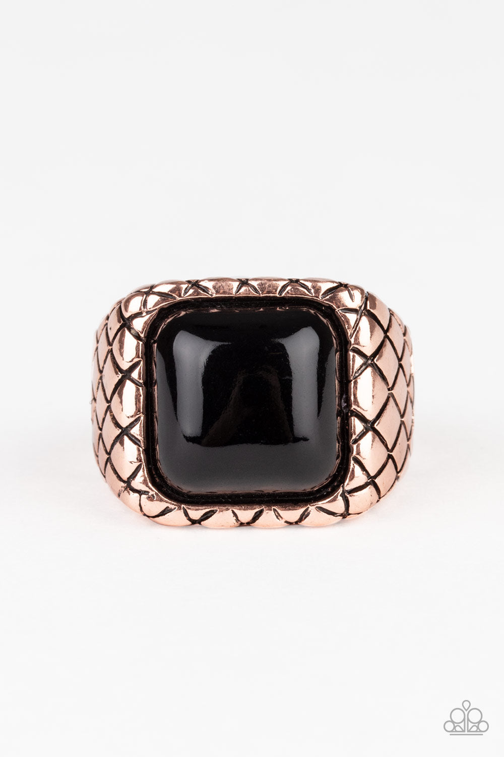 Dont Cross Me - Copper Men’s Ring