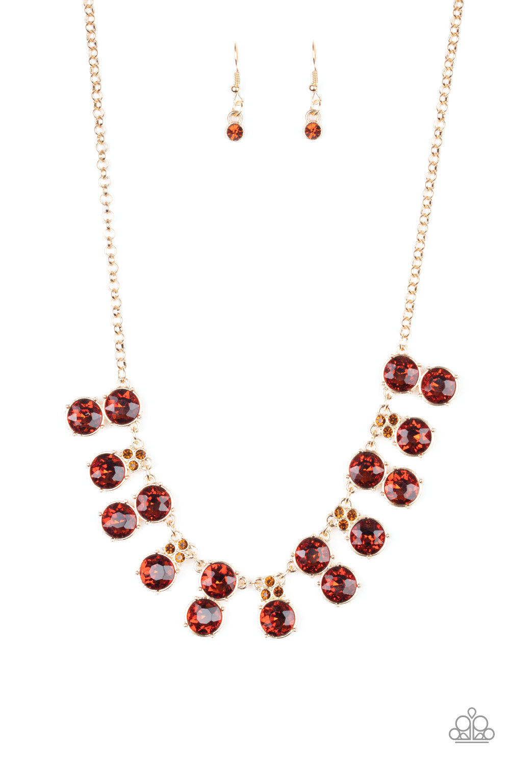 Top Dollar Twinkle - Brown Necklace 