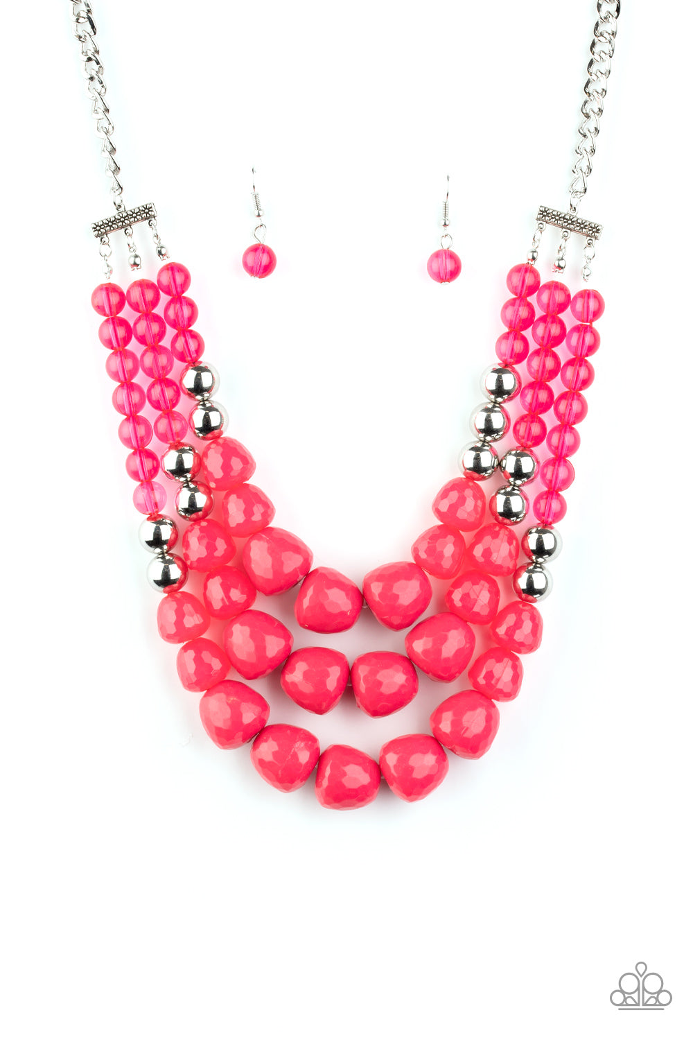 Paparazzi Forbidden Fruit - Pink Necklace 