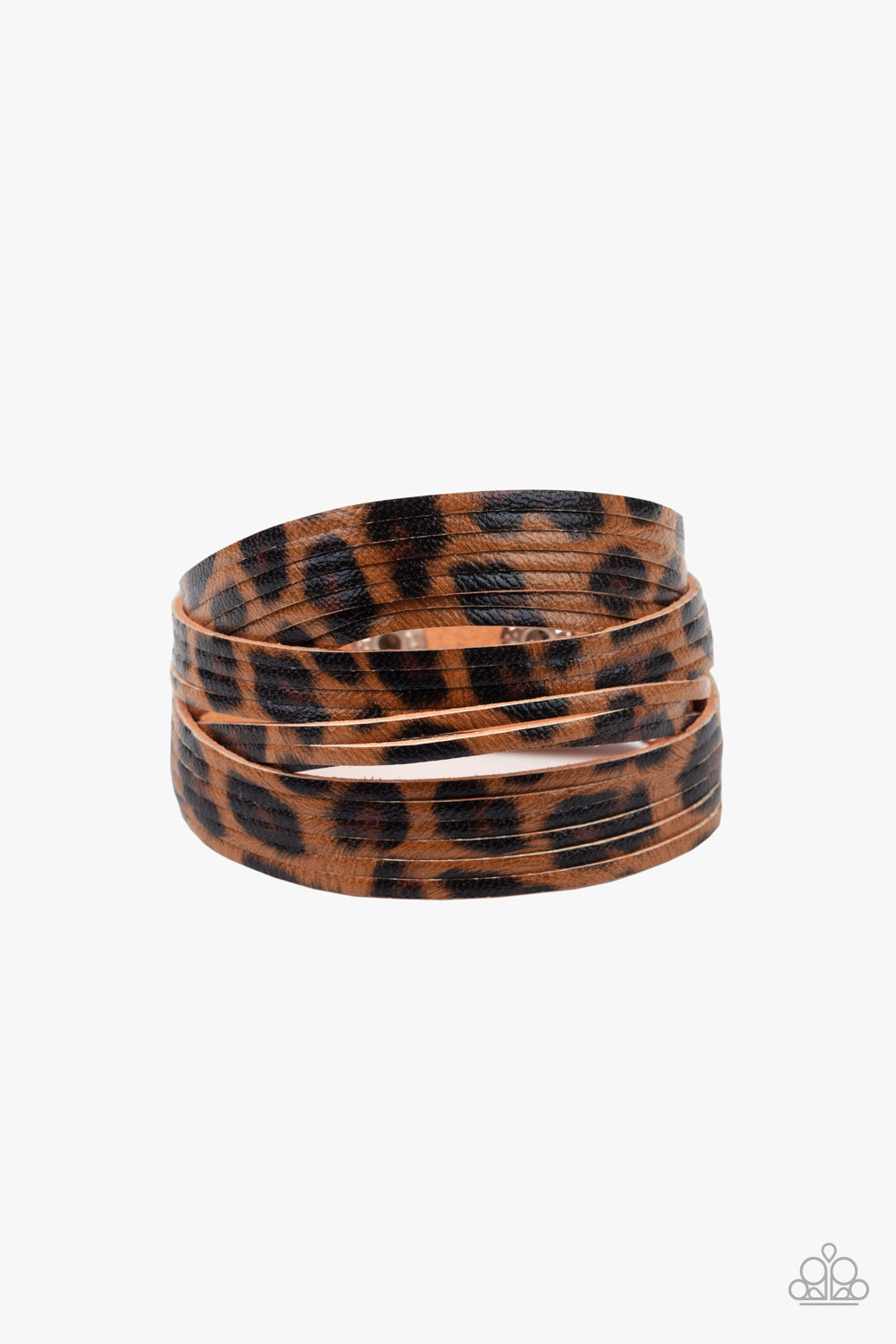 Paparazzi Hey GRRirl - Brown Urban Bracelet 