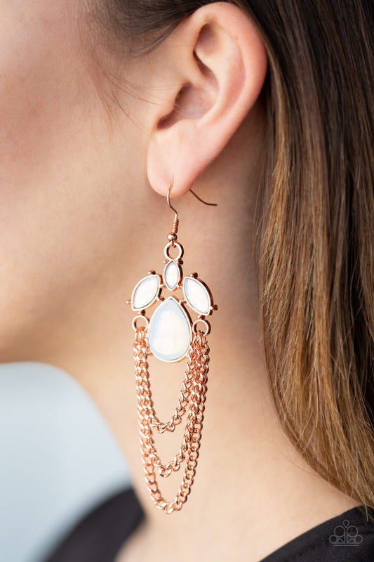 Opalescence Essence - Copper Earring