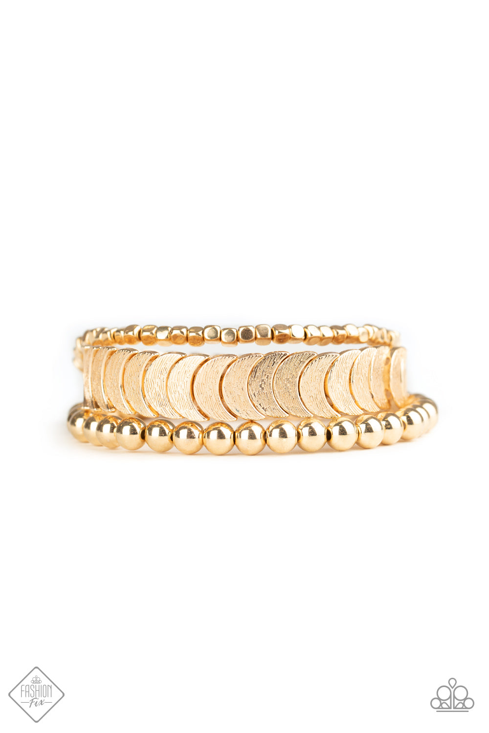 Paparazzi LAYER It On Me - Gold Bracelet 