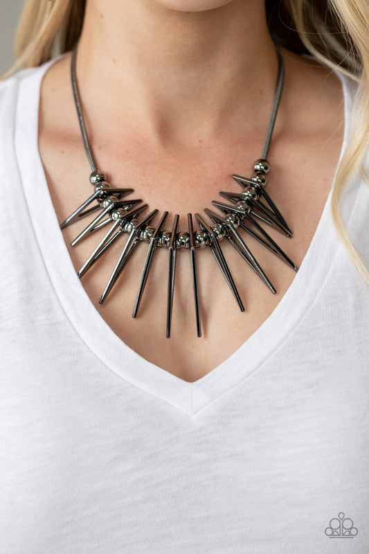 Fully Charged - Black Necklace 