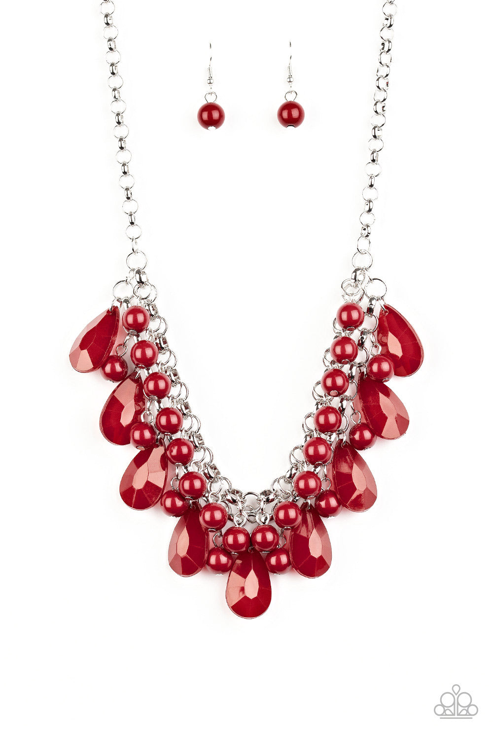 Paparazzi Endless Effervescence - Red Necklace 