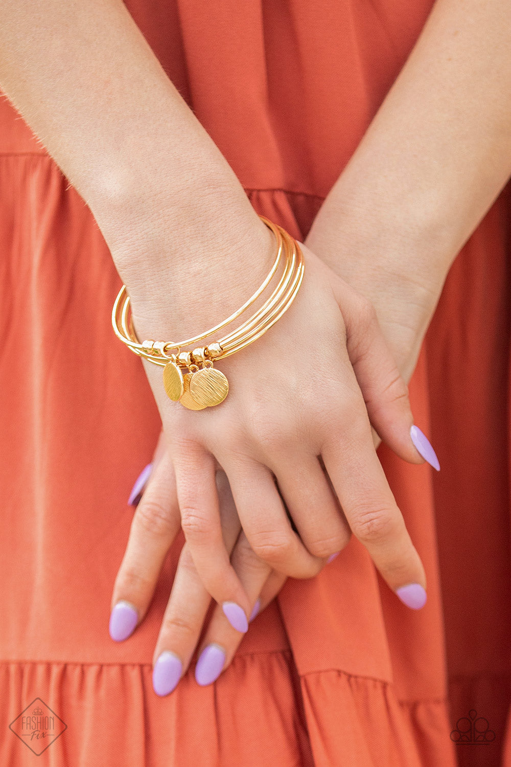 Paparazzi Reflective Radiance - Gold Bracelet 