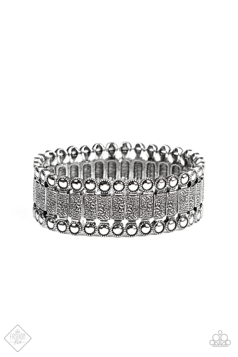 Paparazzi Rustic Rhythm - Silver Bracelet 