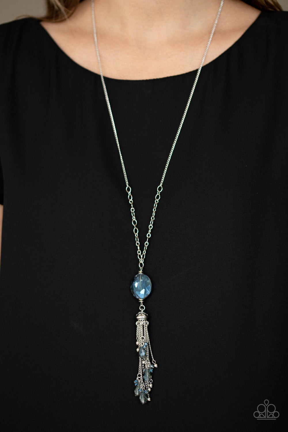 Paparazzi Fringe Flavor - Blue Necklace 