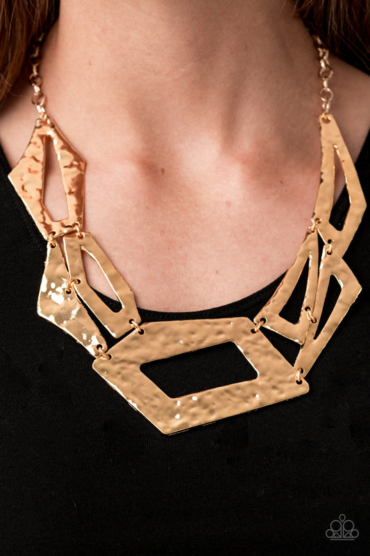 Break The Mold - Gold Necklace