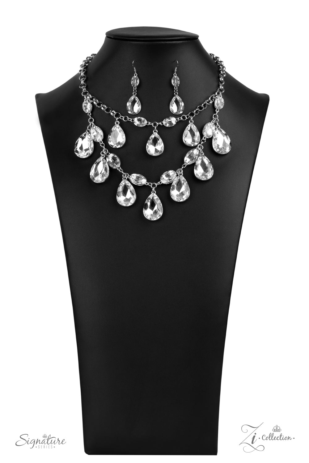 Paparazzi The Sarah - Zi Collection Signature Series 2020 - White Necklace