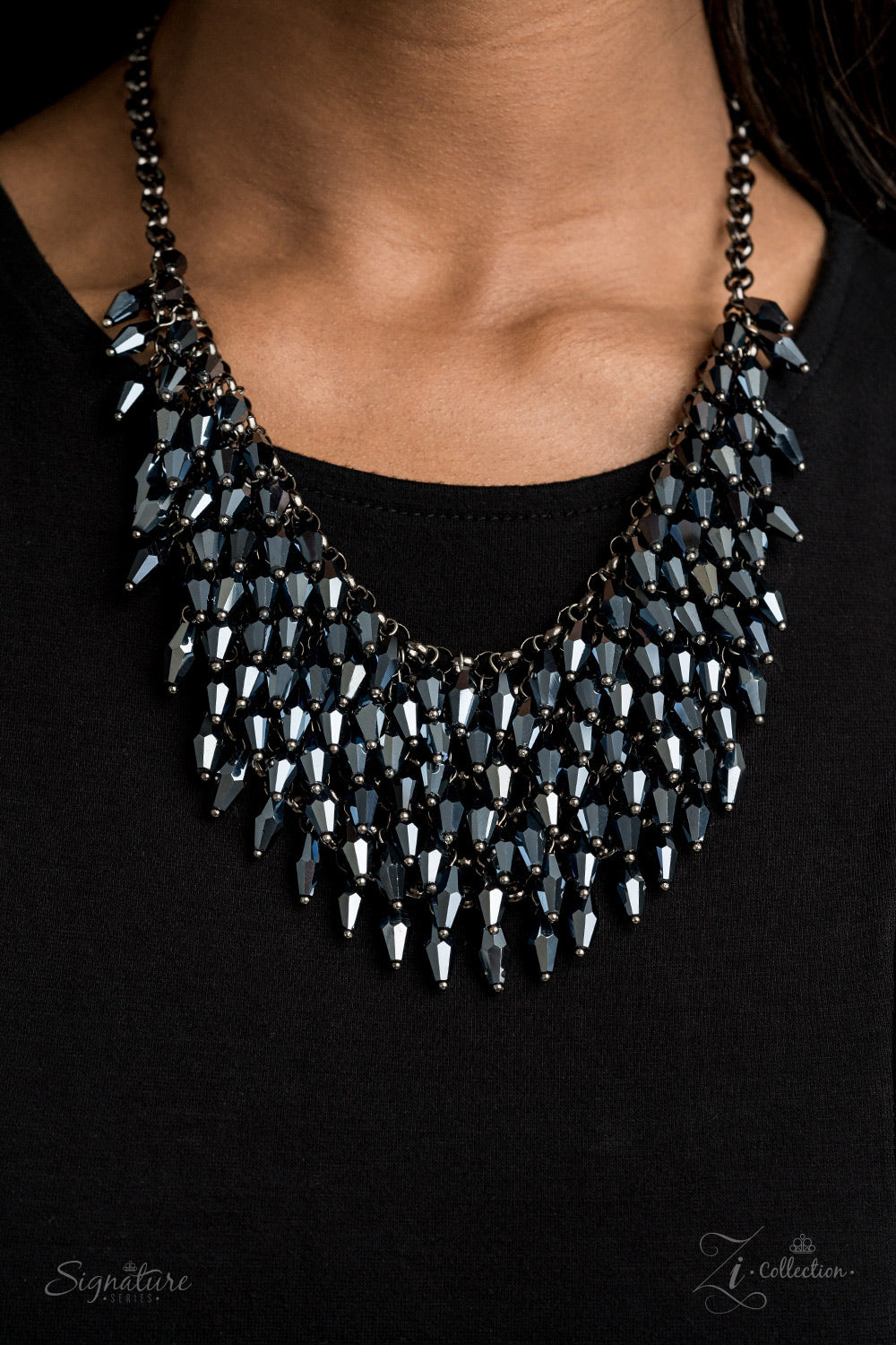 Paparazzi The Heather -Zi Collection Signature Series 2020 - Blue Necklace