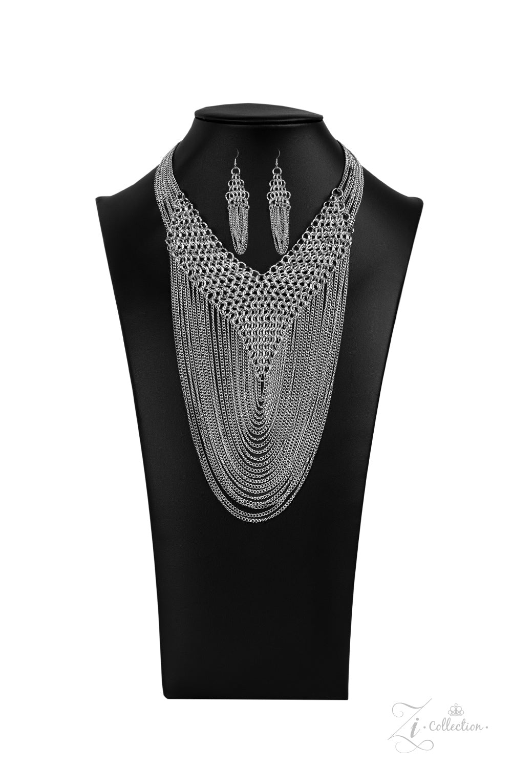 Paparazzi Defiant - Zi Collection Signature Series 2020 - Silver Necklace